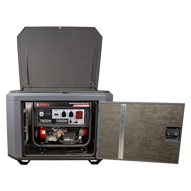 A-iPower A7500TEA в тихом зимнем кожухе 1200 RAL 7024