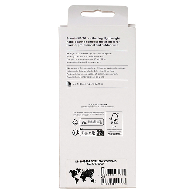 Suunto lensatic compass outlet
