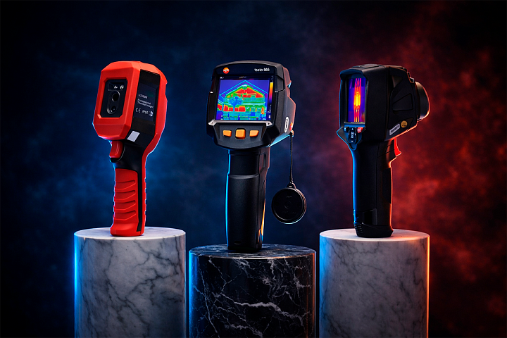 Сравнение тепловизоров RGK TL-160+, Testo 865 и UNI-T UTi260B