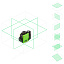 AMO LN 3D-360 Green с зеленым лучом