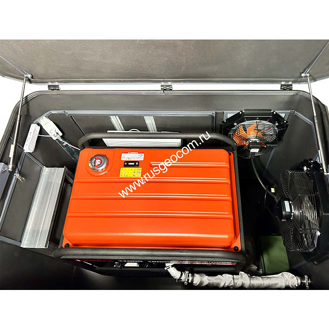 A-iPower A11000TEAX в тихом зимнем кожухе 1600 RAL 7024 + блок автозапуска A-iPower 230В/400В 100А 8 ПИН