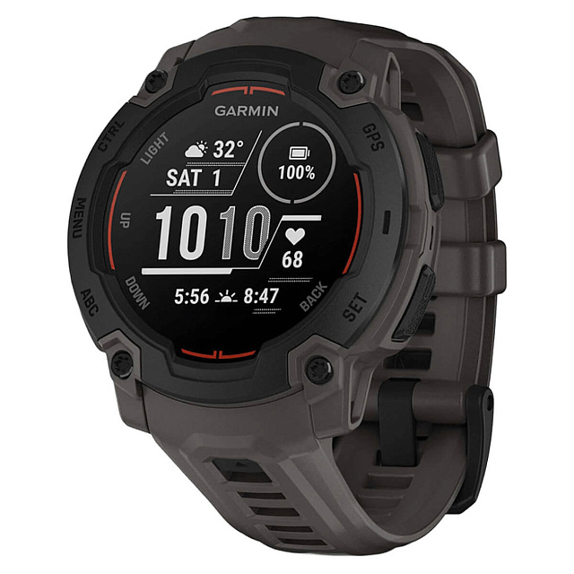 Garmin Instinct E Black 45mm c угольно-черным ремешком