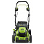 Greenworks GD60LM46SP бесщеточная, 60V с АКБ 5 Ач + ЗУ 10А двойное - аккумуляторная газонокосилка
