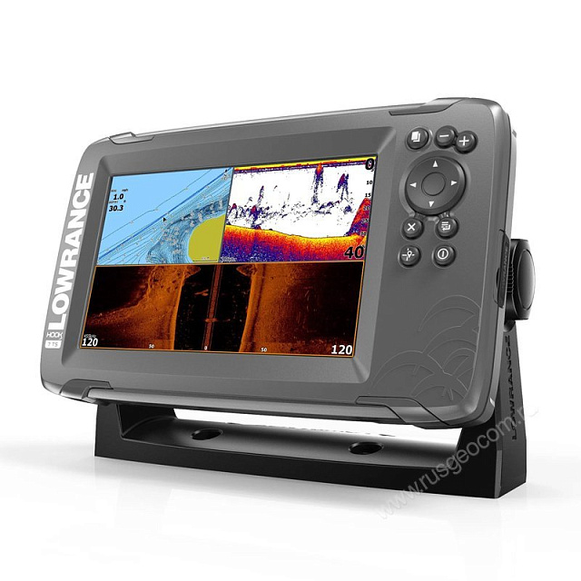 Эхолот Lowrance HOOK2-7 Tripleshot в работе