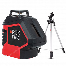 Лазерный уровень RGK PR-81 + штатив RGK LET-170