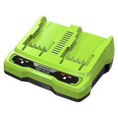 Зарядное устройство для 2-х аккумуляторов Greenworks G40UC8 40V