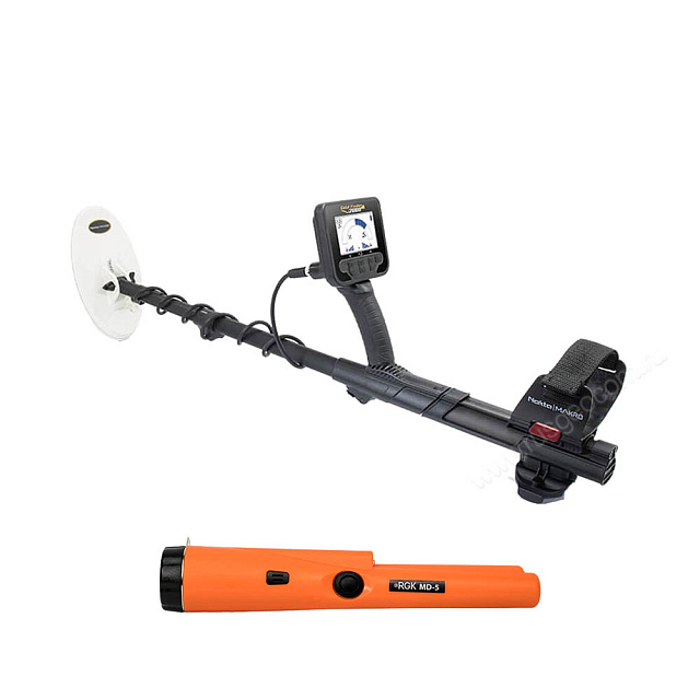 металлоискатель Nokta Makro Gold Finder 2000 + пинпоинтер RGK MD-5