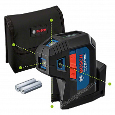 Лазерный уровень Bosch GPL 5 G Professional (0.601.066.P00) с зеленым лучом