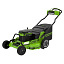 Greenworks GC82LM30 бесщеточная, 82V с АКБ 5 Ач + ЗУ 4А - аккумуляторная газонокосилка