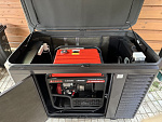 A-iPower A9000EAX в супертихом зимнем кожухе 1400SS RAL 8019 + блок автозапуска A-iPower 400 В, 25 А