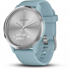 Часы Garmin vivomove HR Sport Silver with Seafoam Silicone морская пена