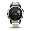 Часы с GPS Garmin Fenix 5S Sapphire золотистые с металлическим браслетом