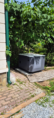 A-iPower A8000EAX в тихом зимнем кожухе 1200 RAL 7024