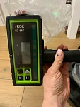 RGK SP-500G - ротационный нивелир (ротационный / зеленый луч / 900м с приемником / АКБ)