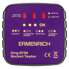 Ermenrich Zing ST30 - тестер розеток
