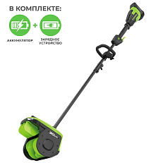 снегоуборщик Greenworks GD40SS2, 40V с АКБ 4 А.ч. + ЗУ 2А