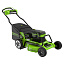 Greenworks GC82LM30 бесщеточная, 82V с АКБ 5 Ач + ЗУ 4А - аккумуляторная газонокосилка